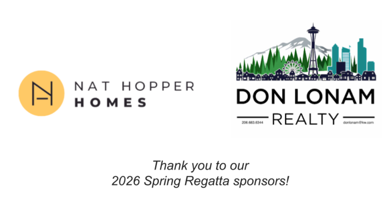 Thank you to our 2026 Spring Regatta sponsors, Nat Hopper Homes and Don Loman Realty